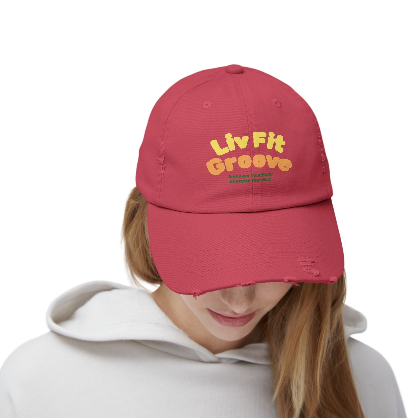 Liv Fit Groove Distressed Cap