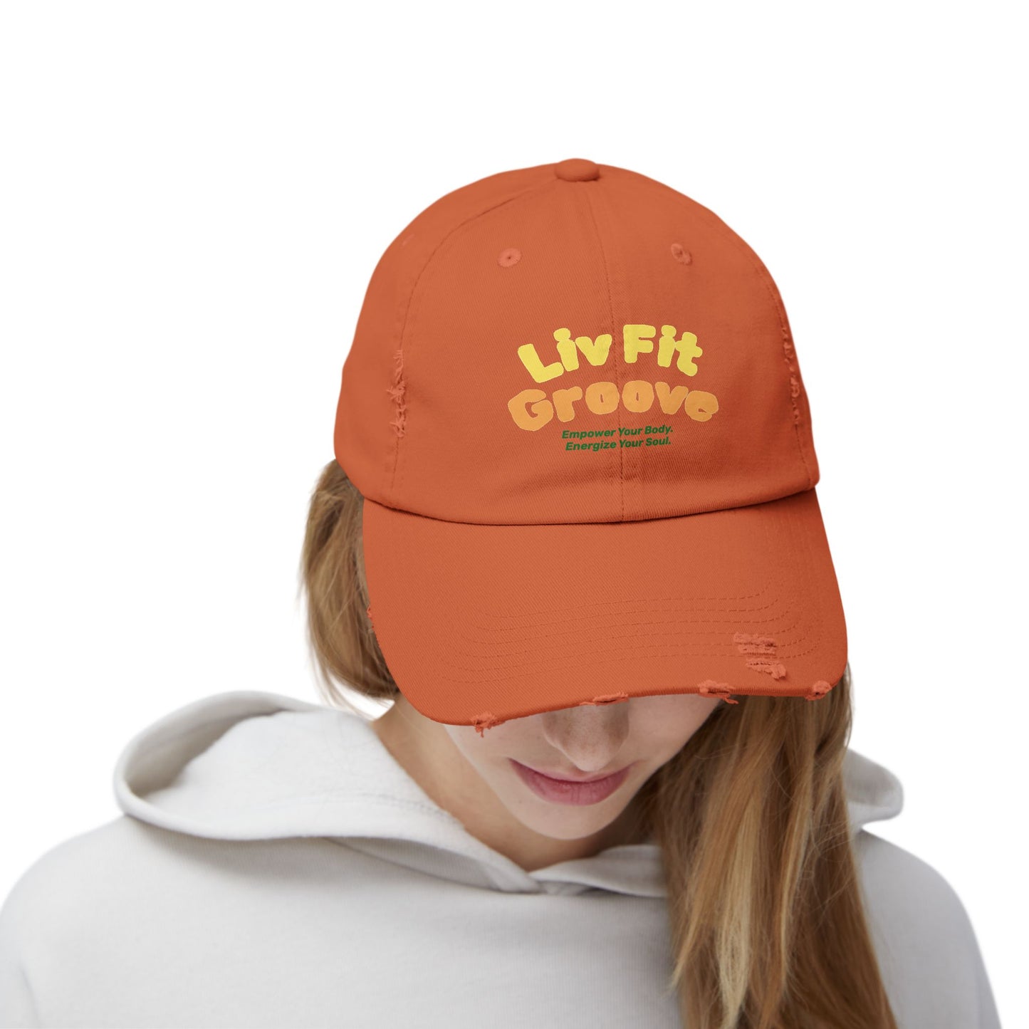 Liv Fit Groove Distressed Cap