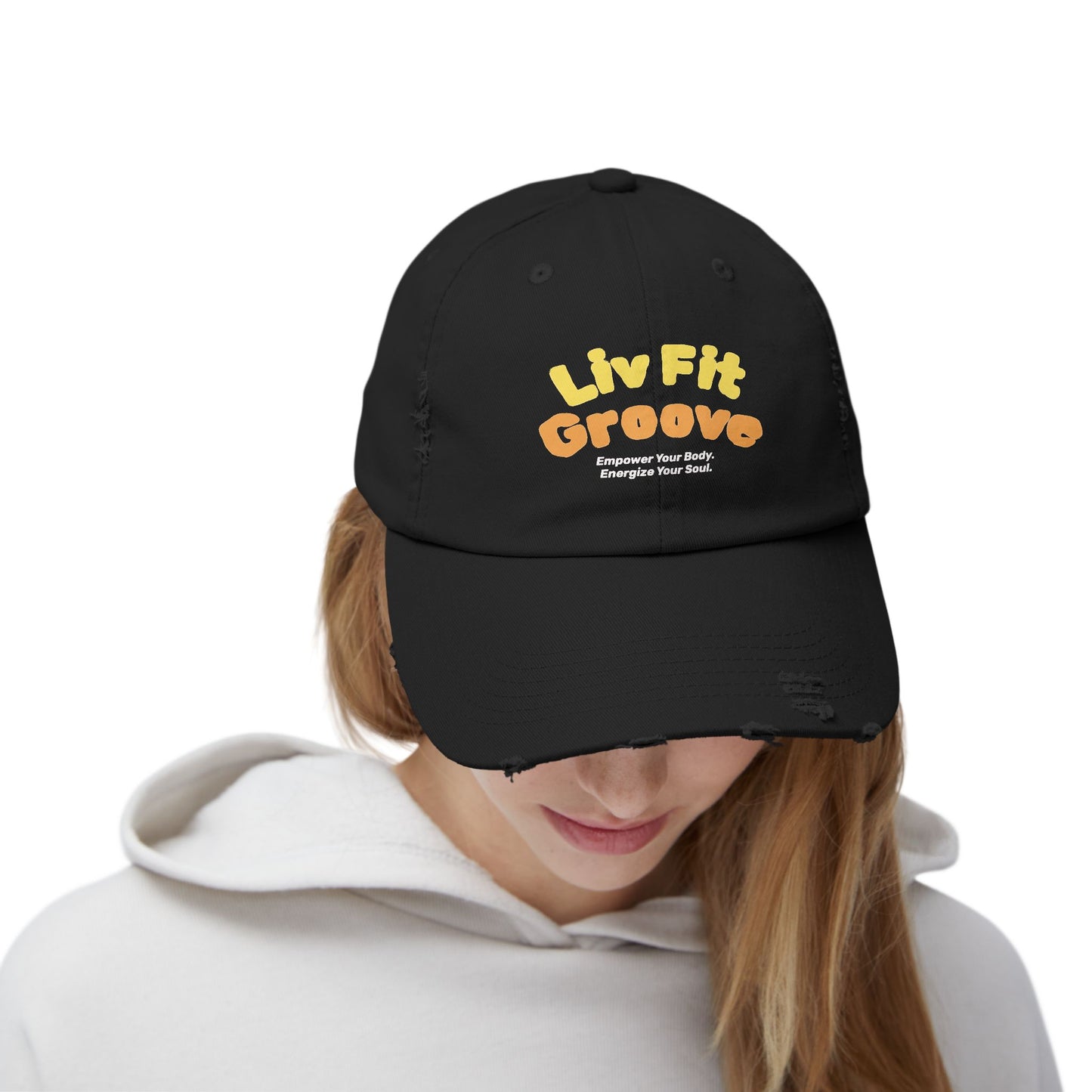Liv Fit Groove Distressed Cap